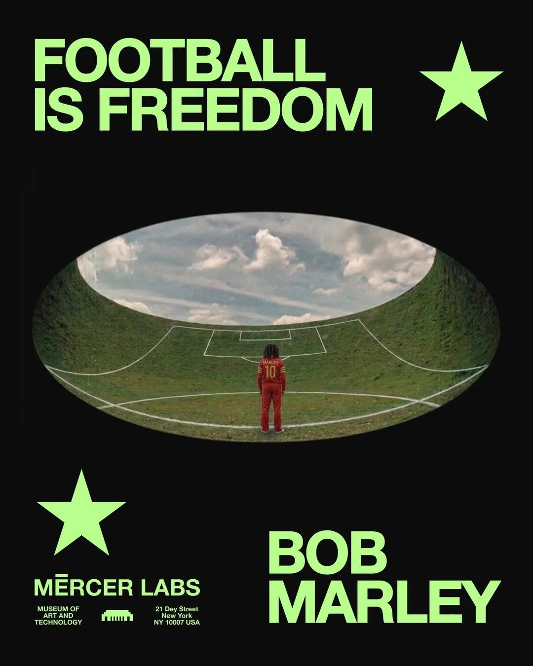 MERCER LABS 'FOOTBALL IS FREEDOM' EXHIBITION, NYC