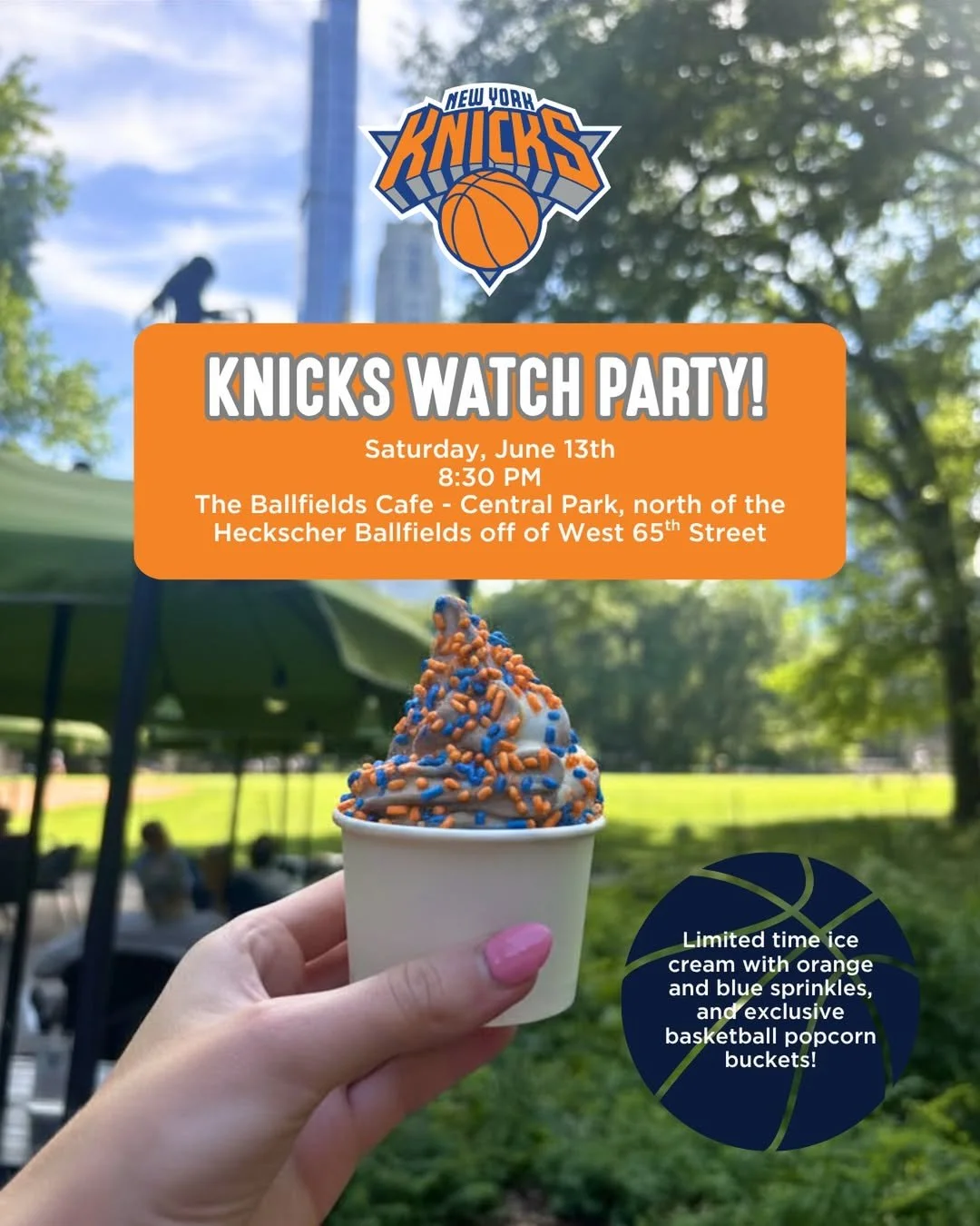BALLFIELDS CAFE KNICKS WATCH PARTY, NYC