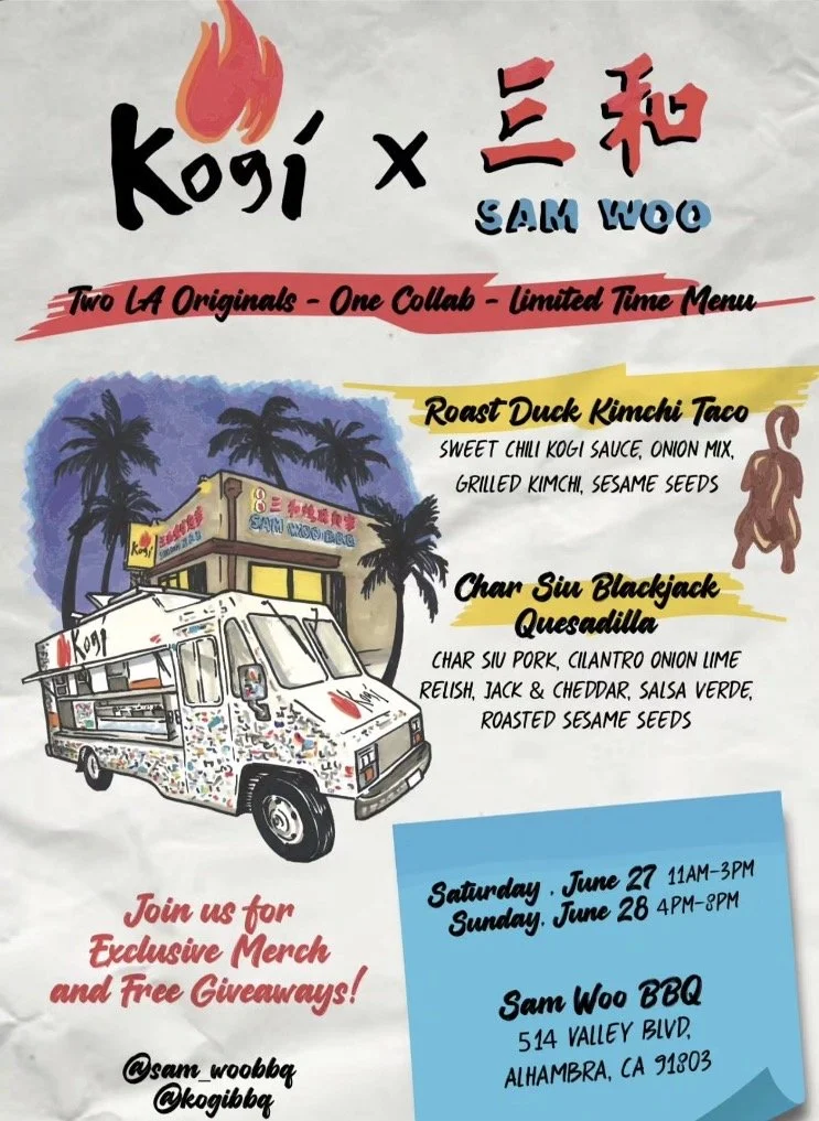 SAM WOO X KOGI BBQ, LA