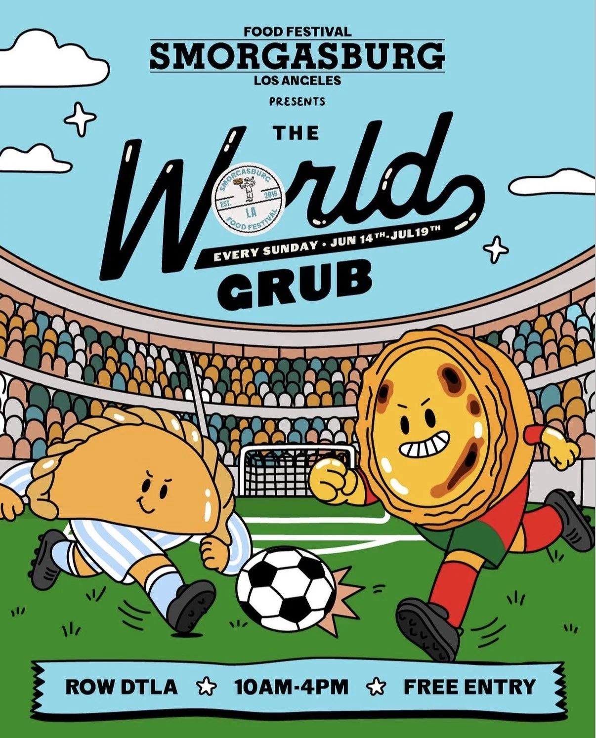 WORLD GRUB AT SMORGASBURG, LA