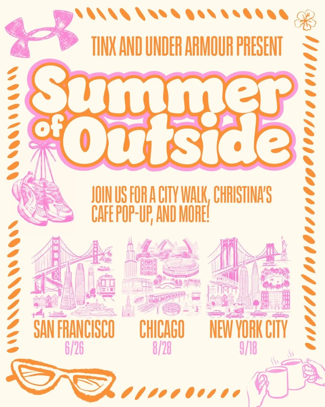 TINX AND UNDER ARMOUR PRESENT SUMMER OF OUTSIDE, NYC