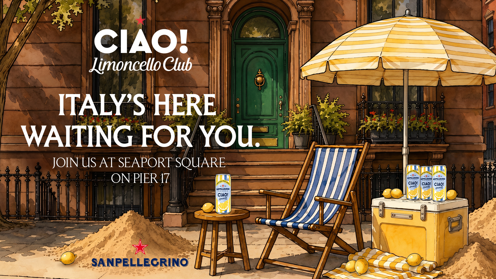SANPELLEGRINO CIAO! LIMONCELLO CLUB, NYC