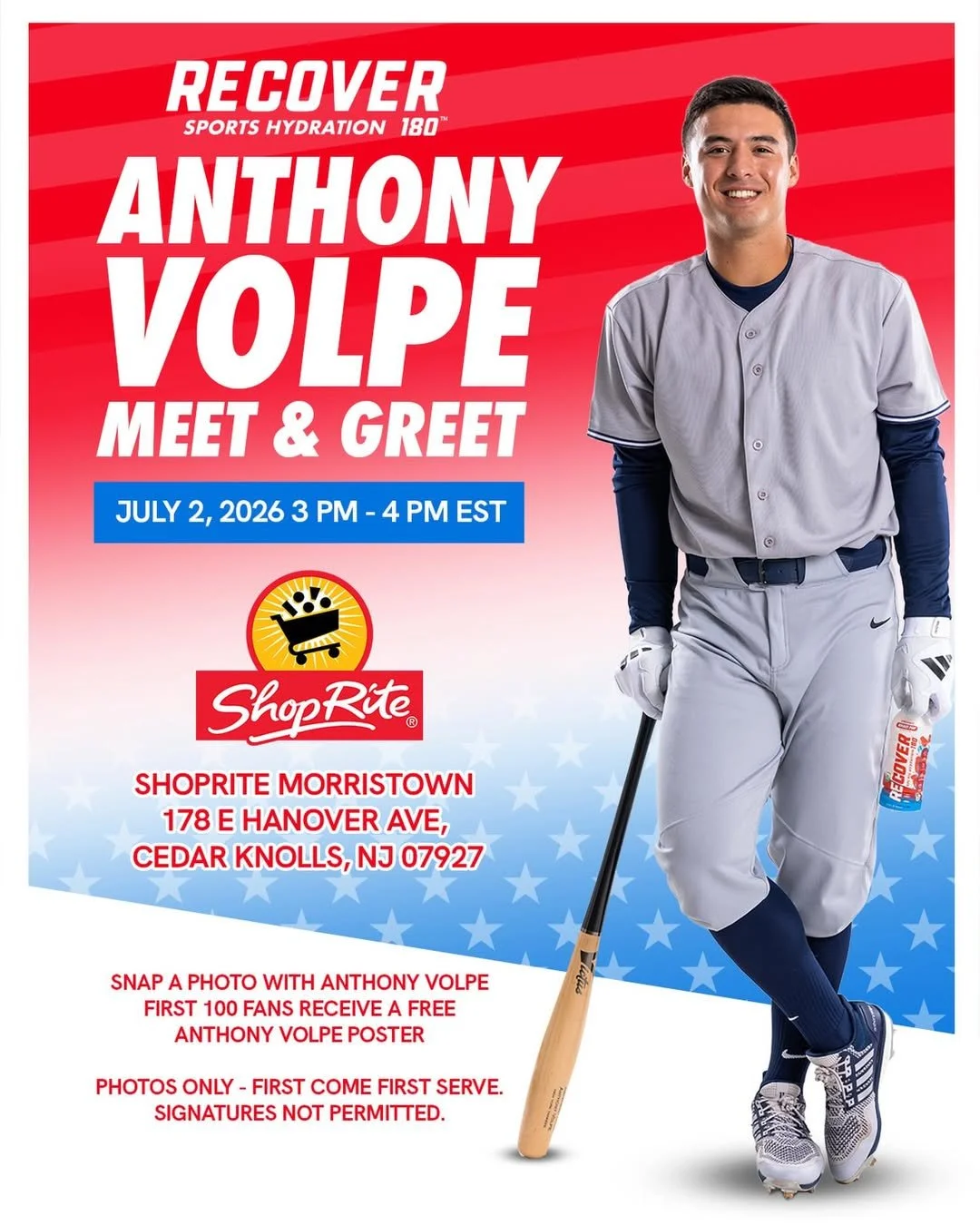 ANTHONY VOLPE MEET &amp; GREET, MORRISTOWN NJ