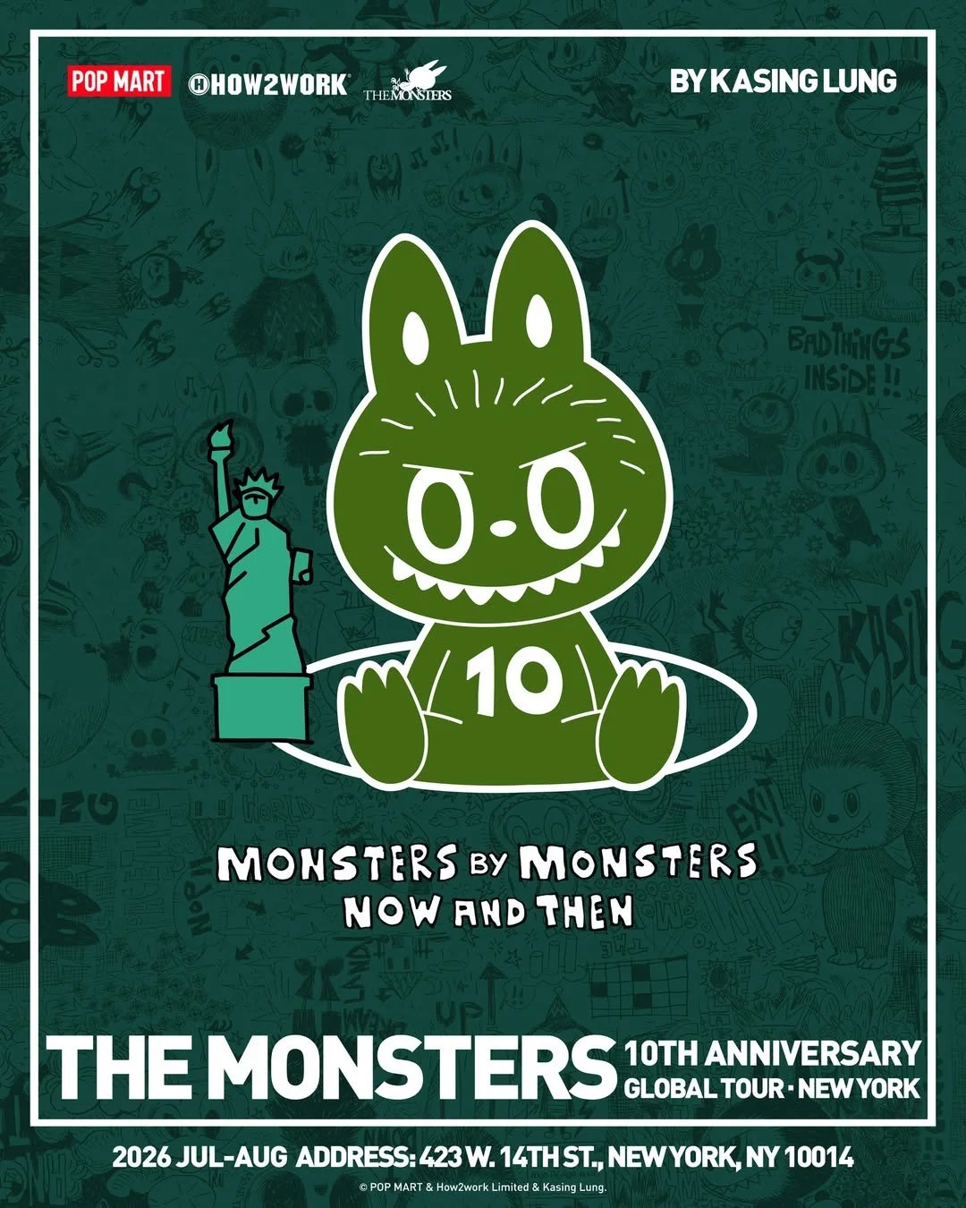 THE MONSTERS 10TH ANNIVERSARY GLOBAL TOUR, NYC