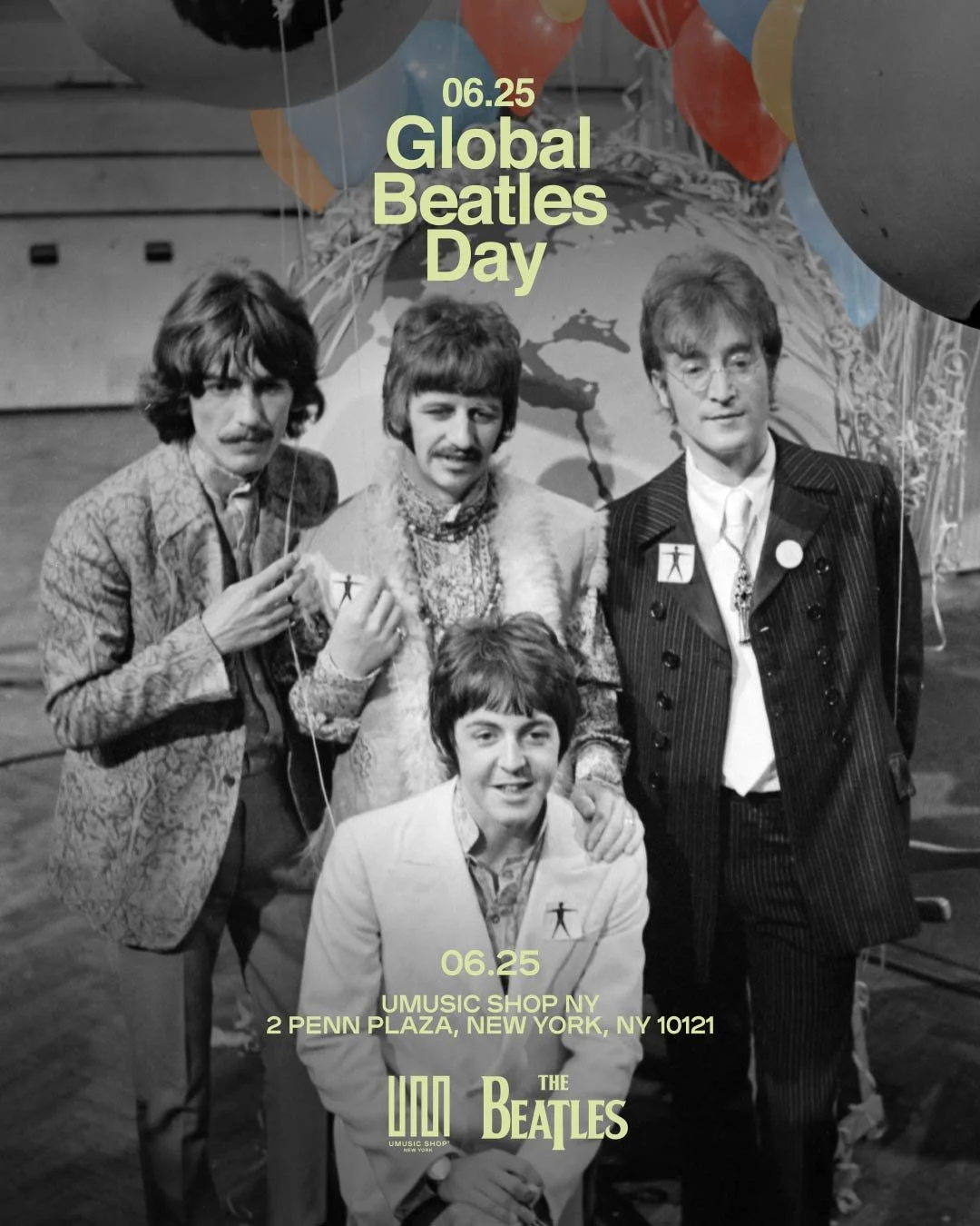 GLOBAL BEATLES DAY CELEBRATION AT UMUSIC SHOP, NYC