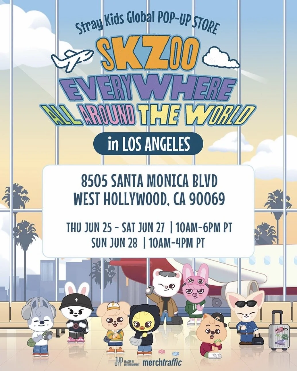 STRAY KIDS SKZOO: EVERYWHERE AROND THE WORLD POP-UP STORE, LA