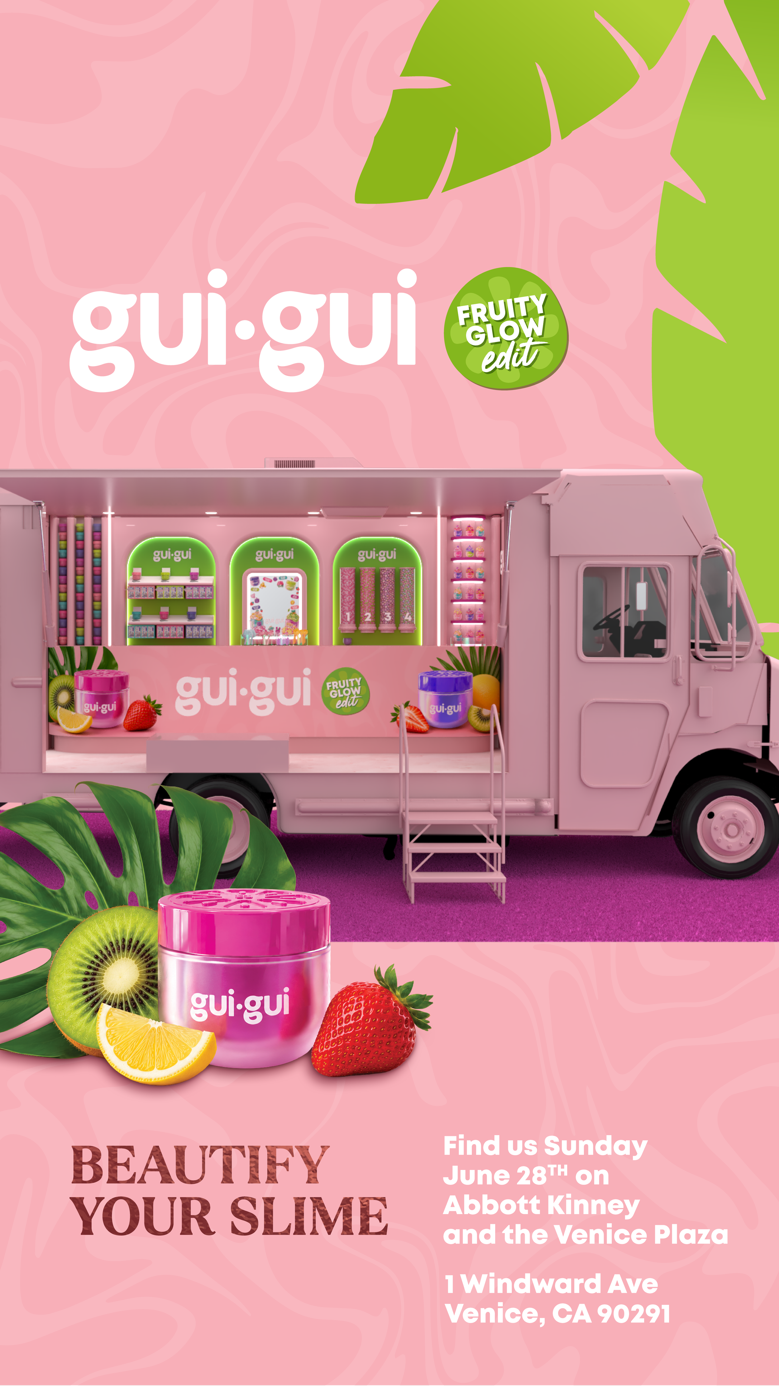 GUI GUI BEAUTIFY YOUR SLIME POP-UP, LA
