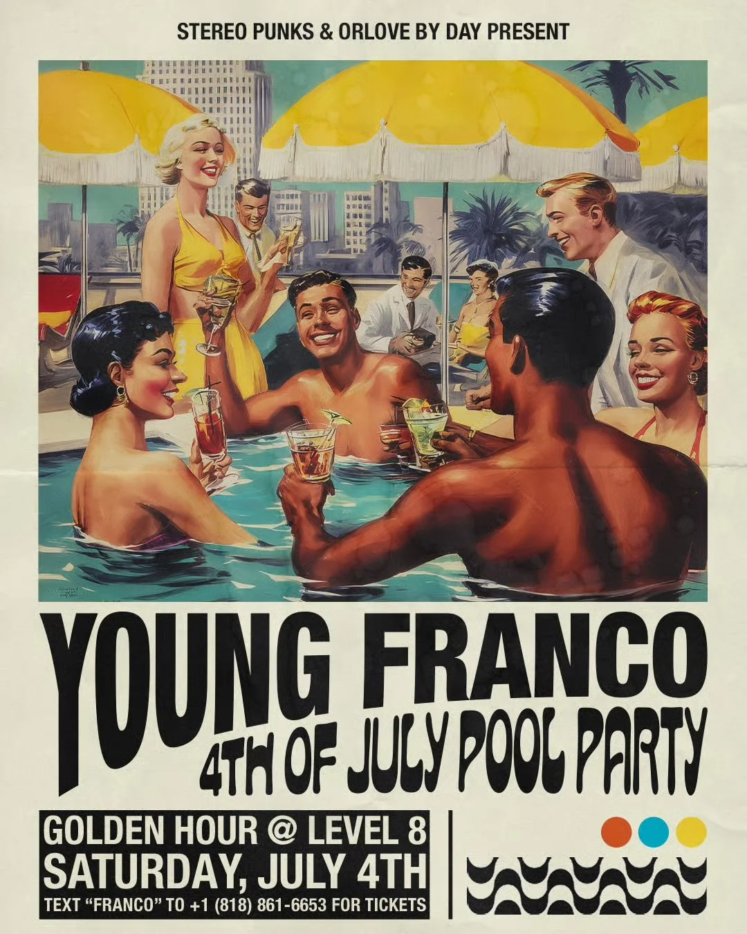 YOUNG FRANCO 4TH OF JULY POOL PARTY, LA