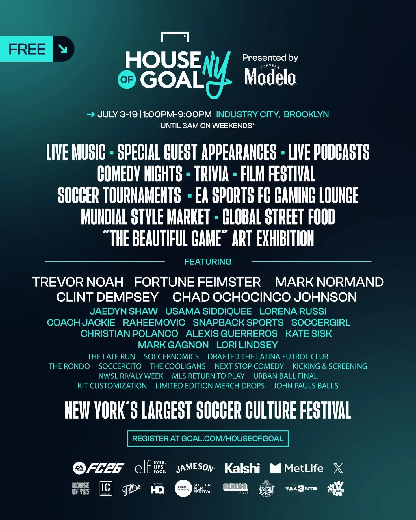 HOUSE OF GOAL, NYC 