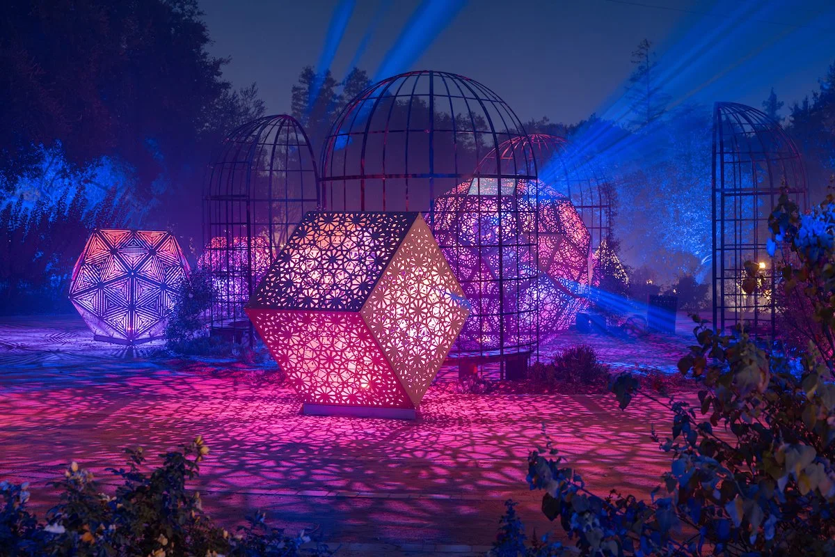 DESCANSO GARDENS’ ENCHANTED FOREST OF LIGHT, LA