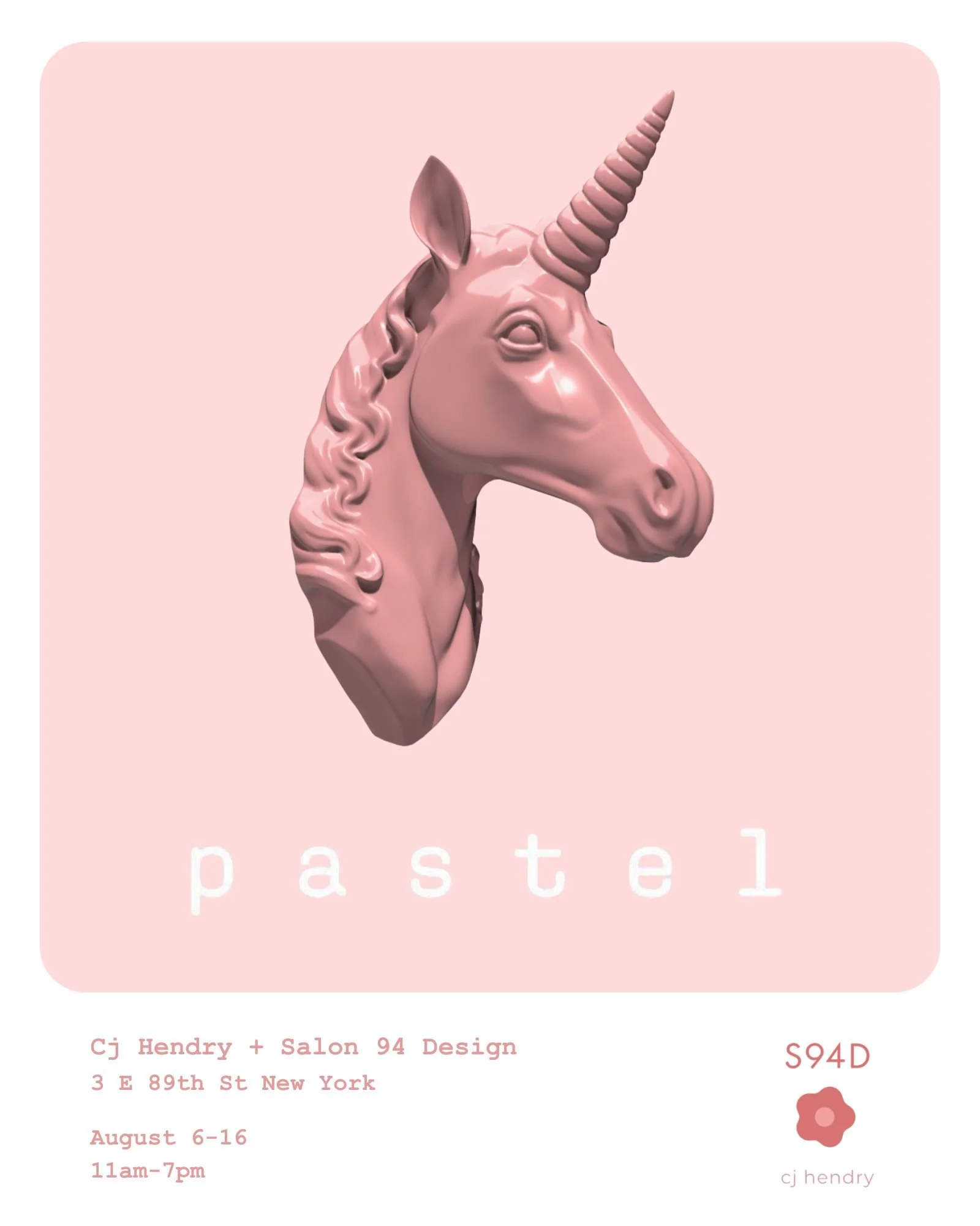 PASTEL BY CJ HENDRY + SALON 94 DESIGN, NYC