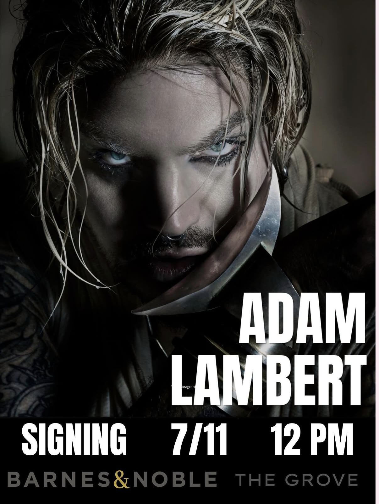 ADAM LAMBERT SIGNING, LA
