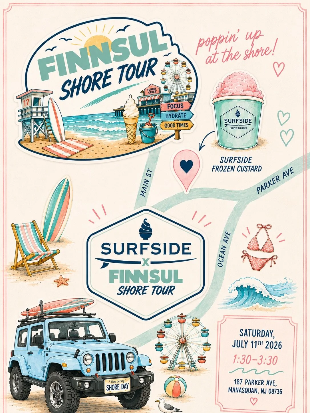 FINNSUL X SURFSIDE SHORE TOUR, NJ