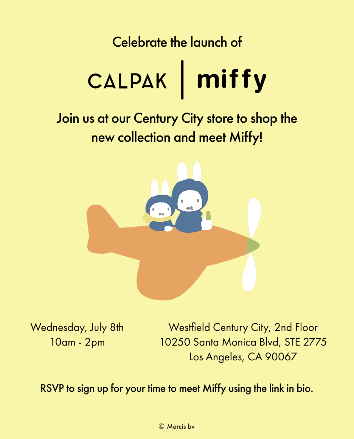 CALPAK X MIFFY COLLECTION POP-UP, LA