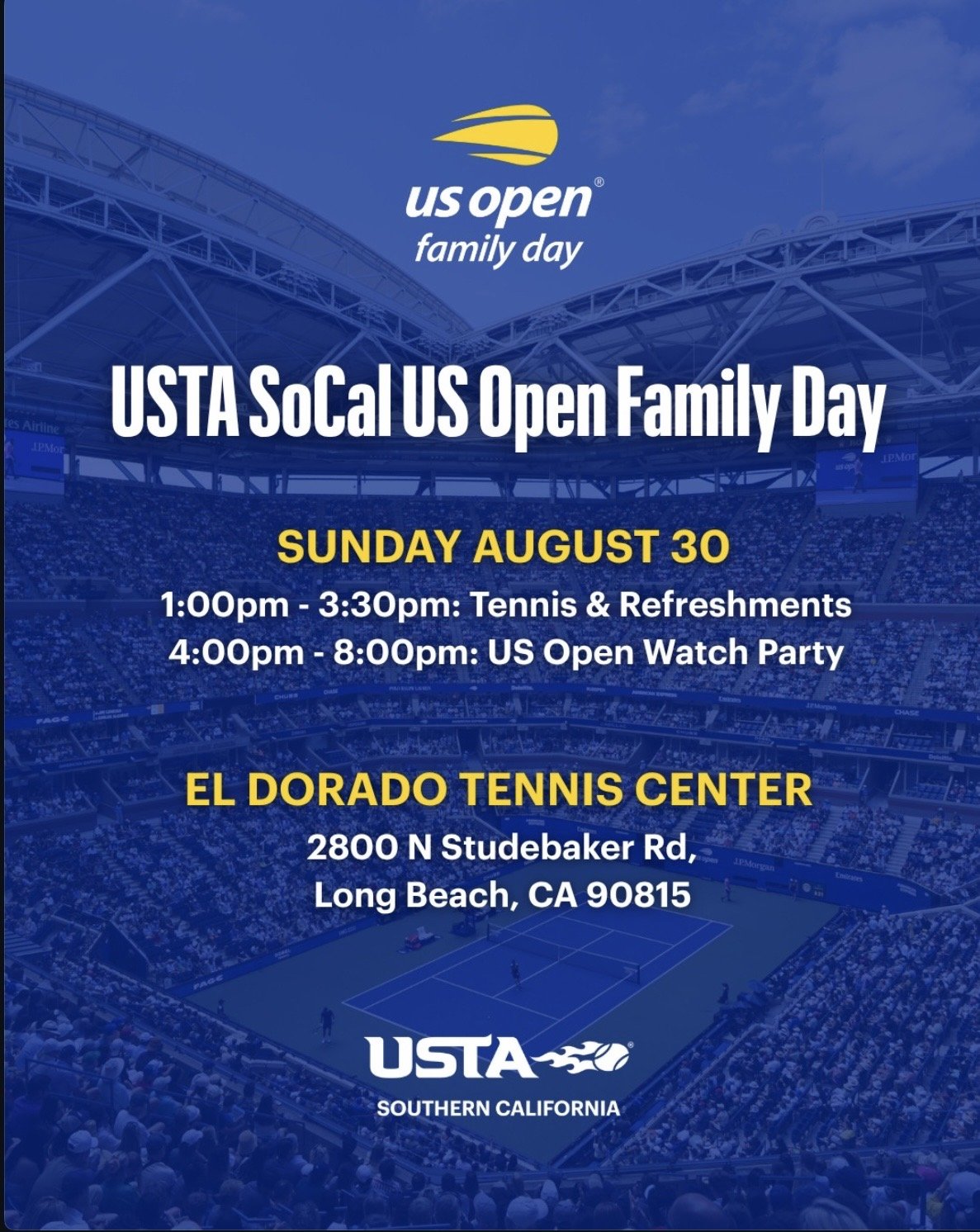 USTA SOCAL US OPEN FAMILY DAY, LA