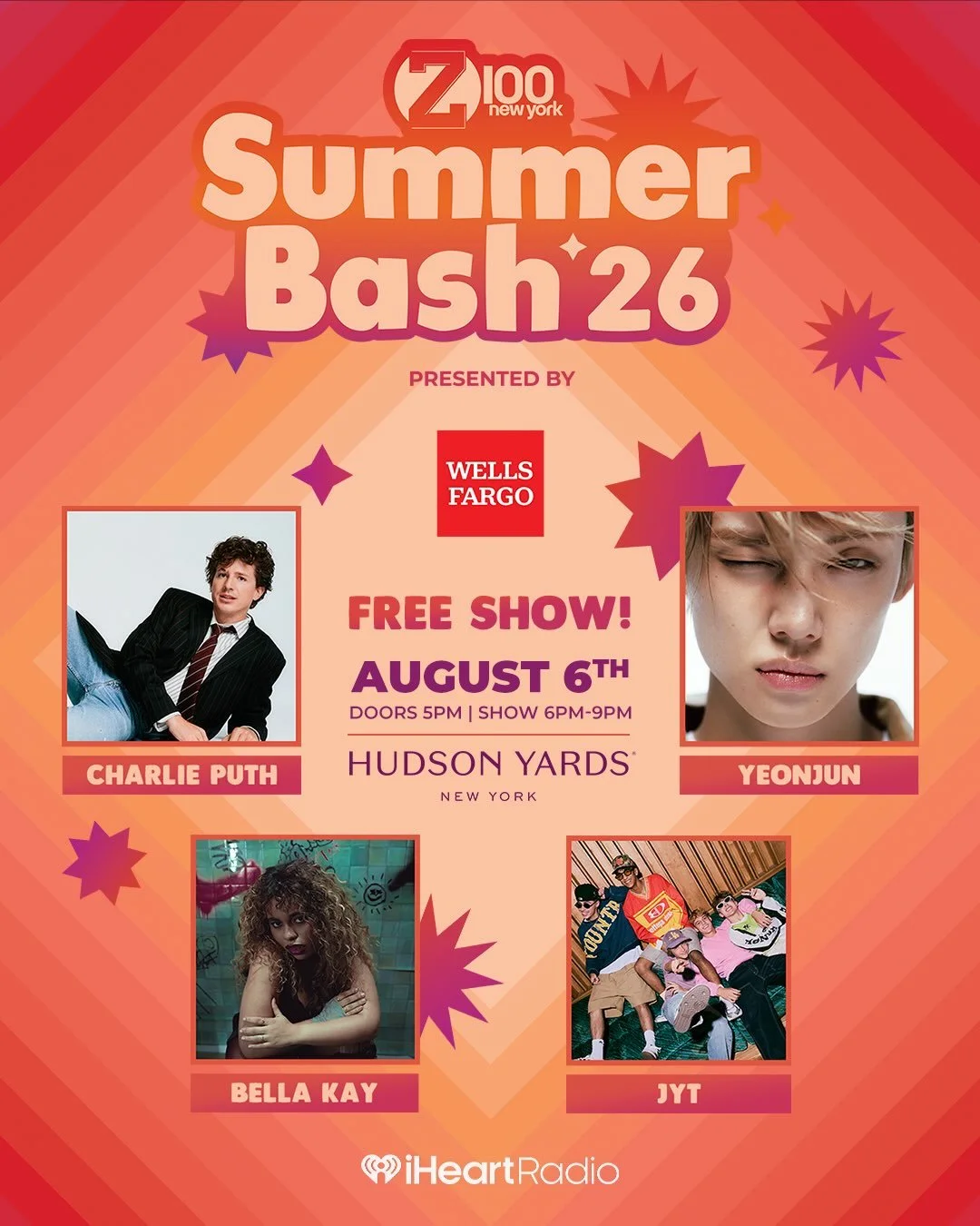 Z100 SUMMER BASH 2026, NYC