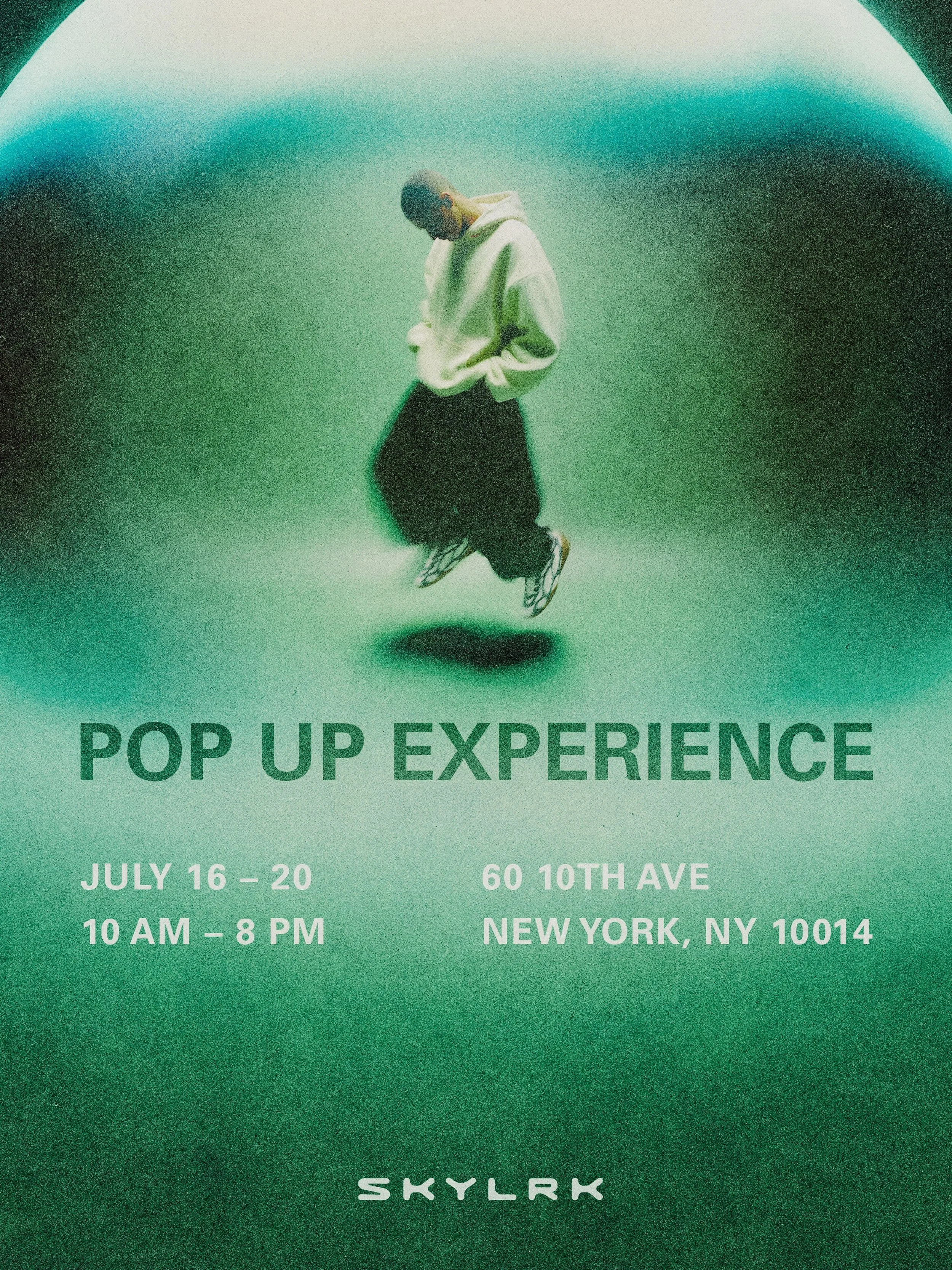 SKYLRK BY JUSTIN BIEBER POP UP EXPERIENCE, NYC