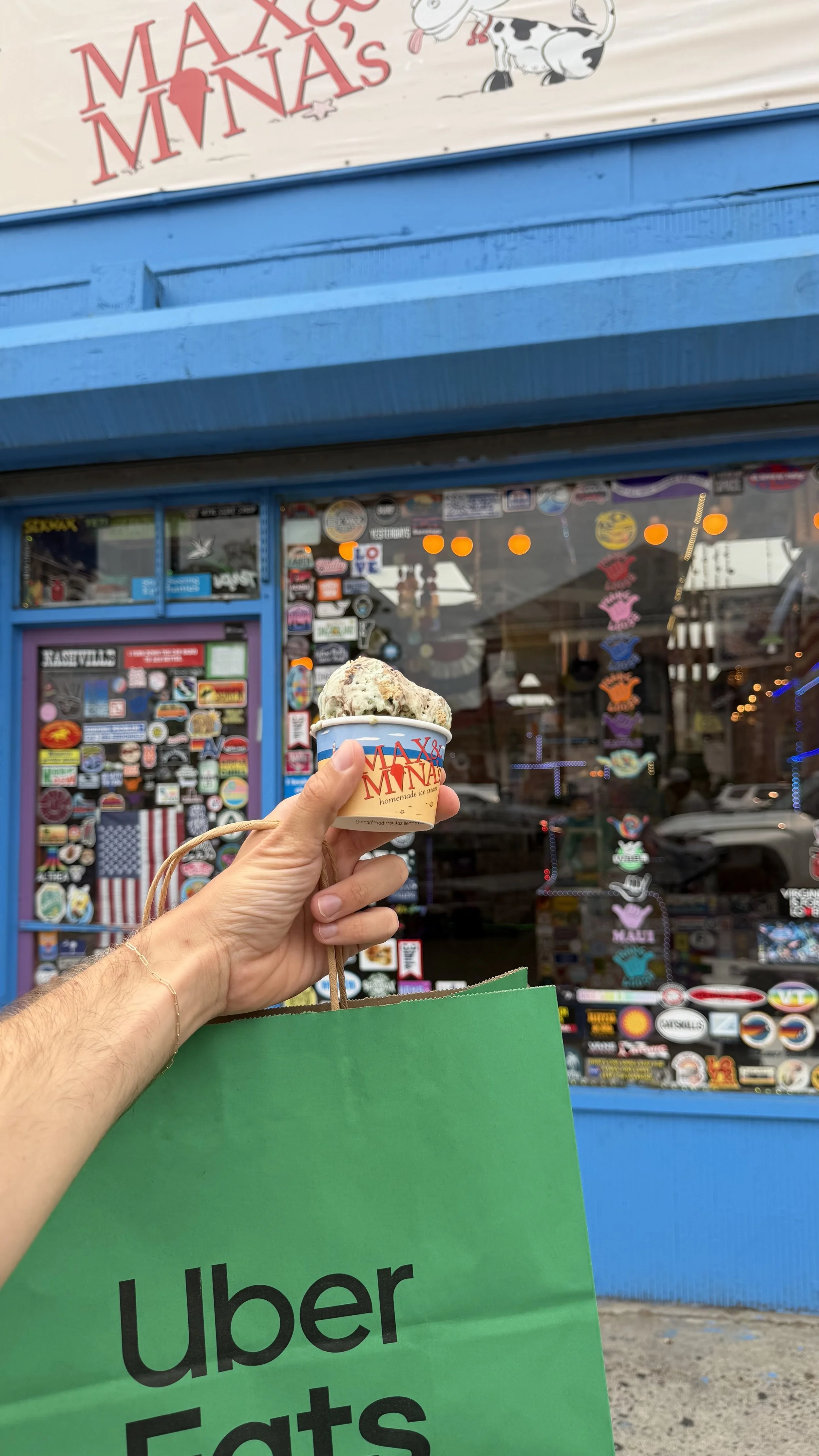 UBER NATIONAL ICE CREAM DAY LIMITED FLAVOR WITH MAX &amp; MINA'S, NYC