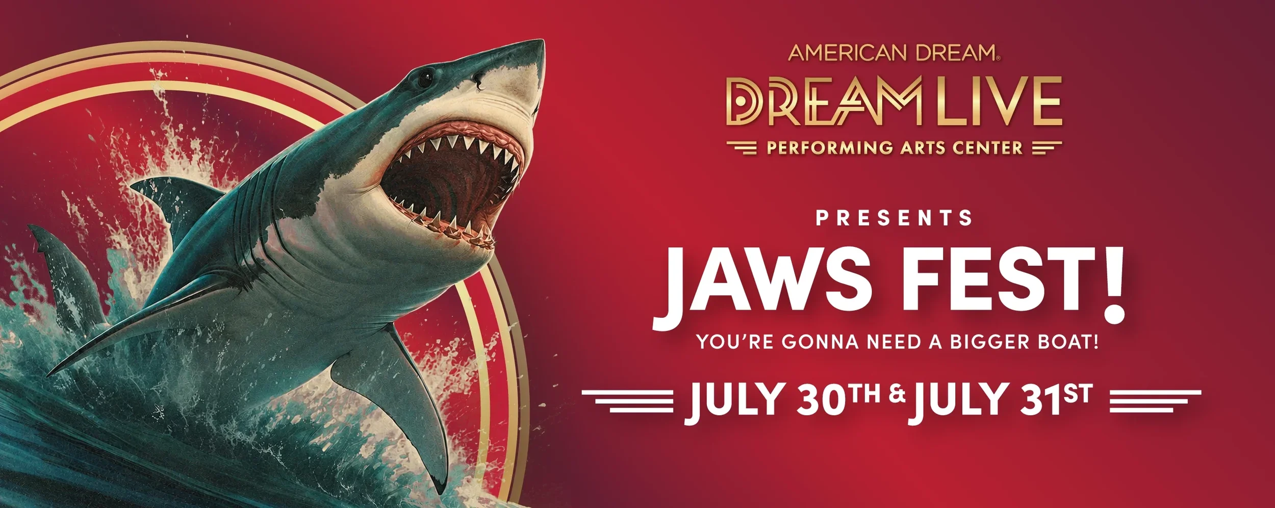DREAM LIVE PERFORMING ARTS CENTER PRESENTS JAWS FEST, NJ