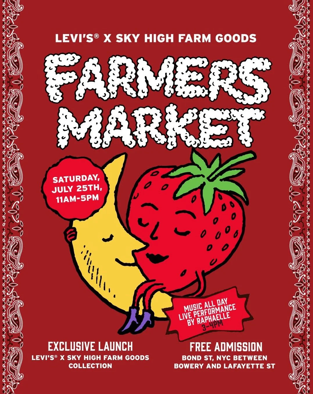 LEVI'S X SKY HIGH FARM GOODS FARMERS MARKET, NYC