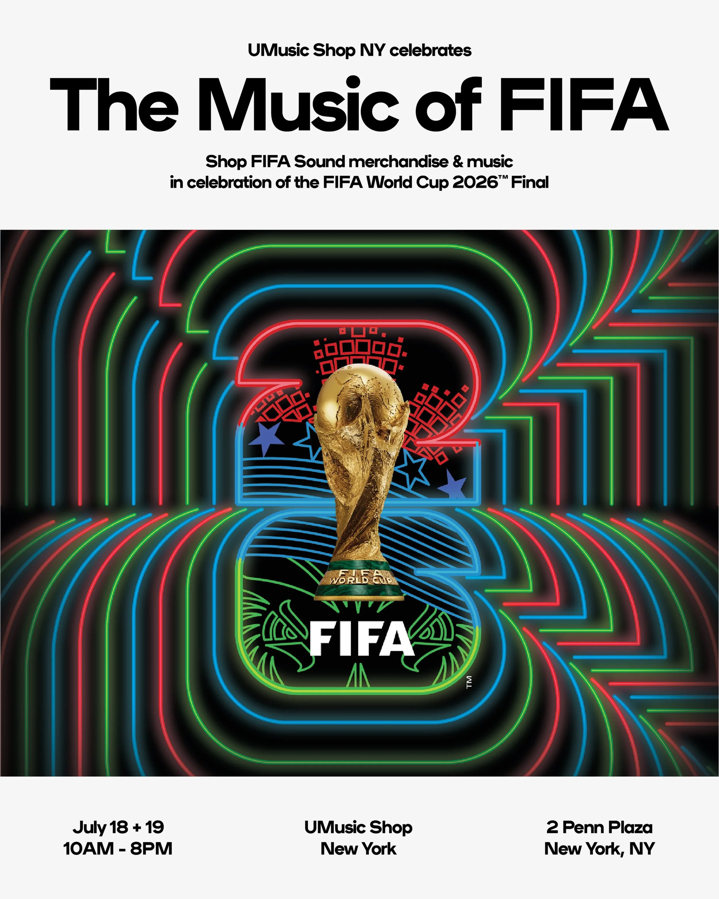 FIFA WORLD CUP 2026 ALBUM AT UMUSIC SHOP, NYC