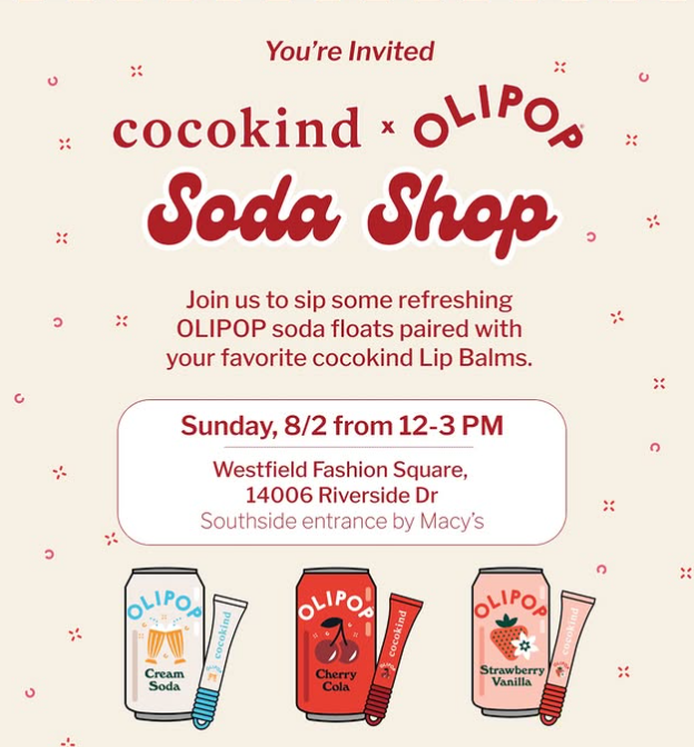 COCOKIND X OLIPOP SODA SHOP, LA
