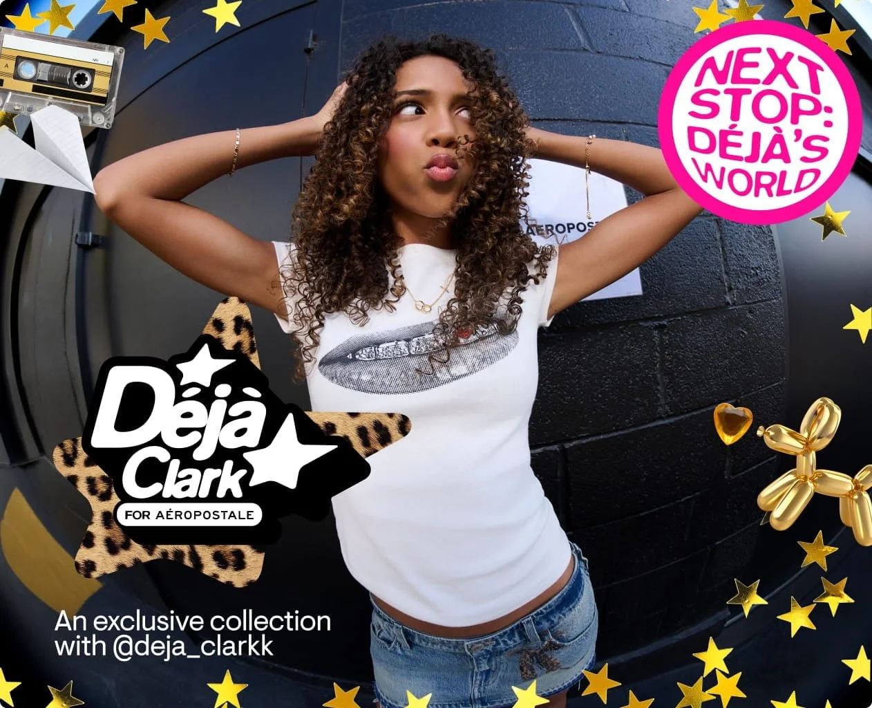 DEJA CLARK AT AEROPOSTALE, NYC