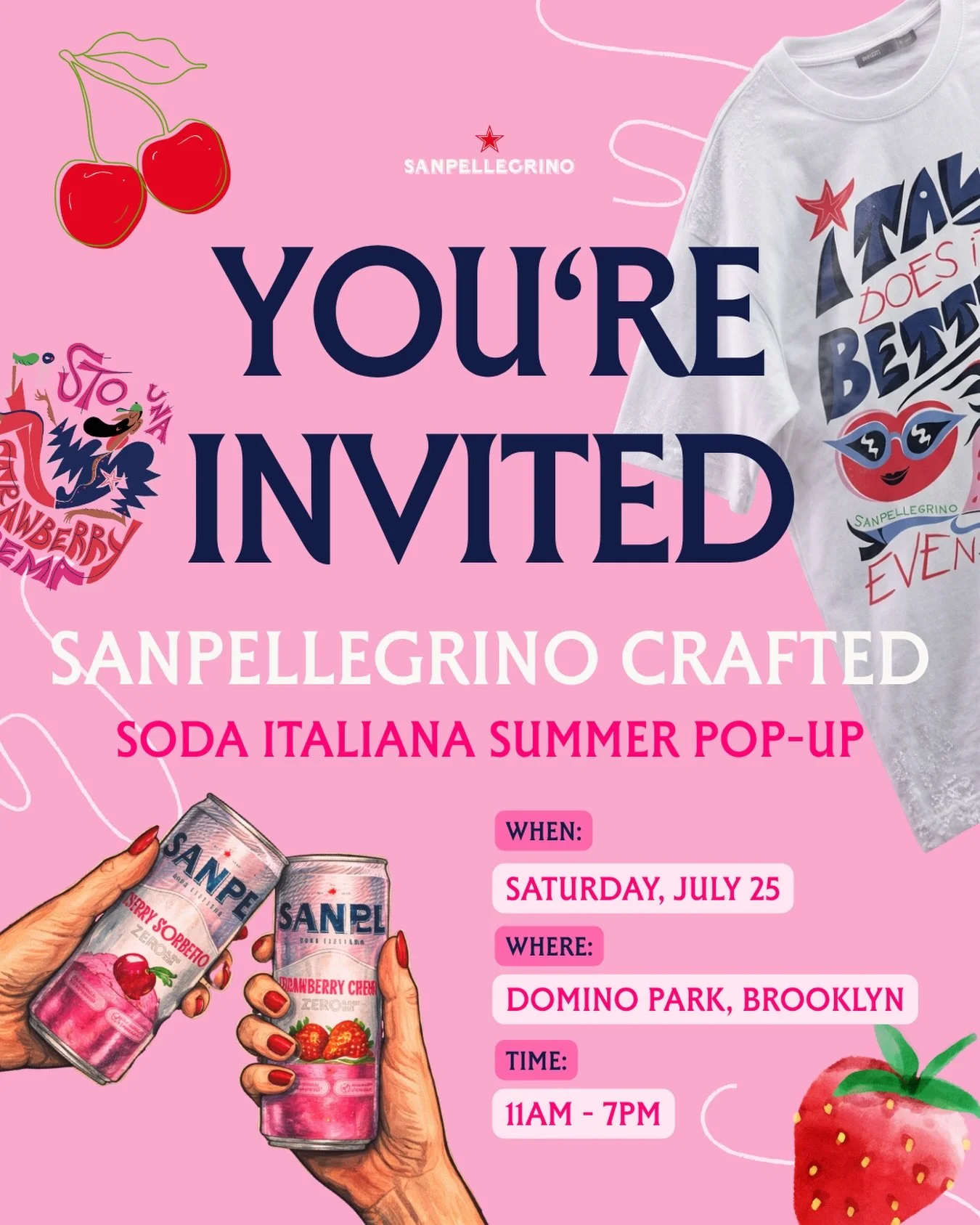 SANPELLEGRINO SODA ITALIANA SUMMER POP-UP, NYC