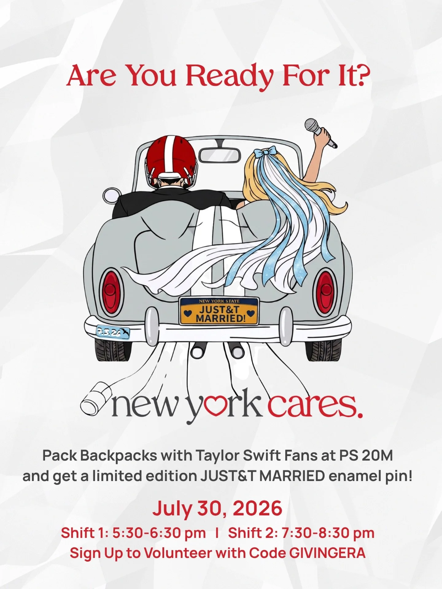 SWIFTIES GIVING ERA WITH NEW YORK CARES, NYC