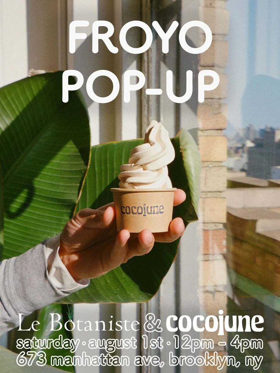 LE BOTANISTE X COCOJUNE FROYO POP-UP, NYC