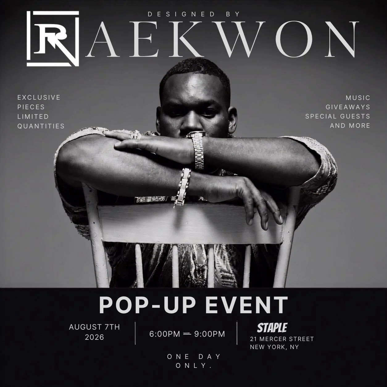 RAEKWON POP-UP EVENT, NYC 