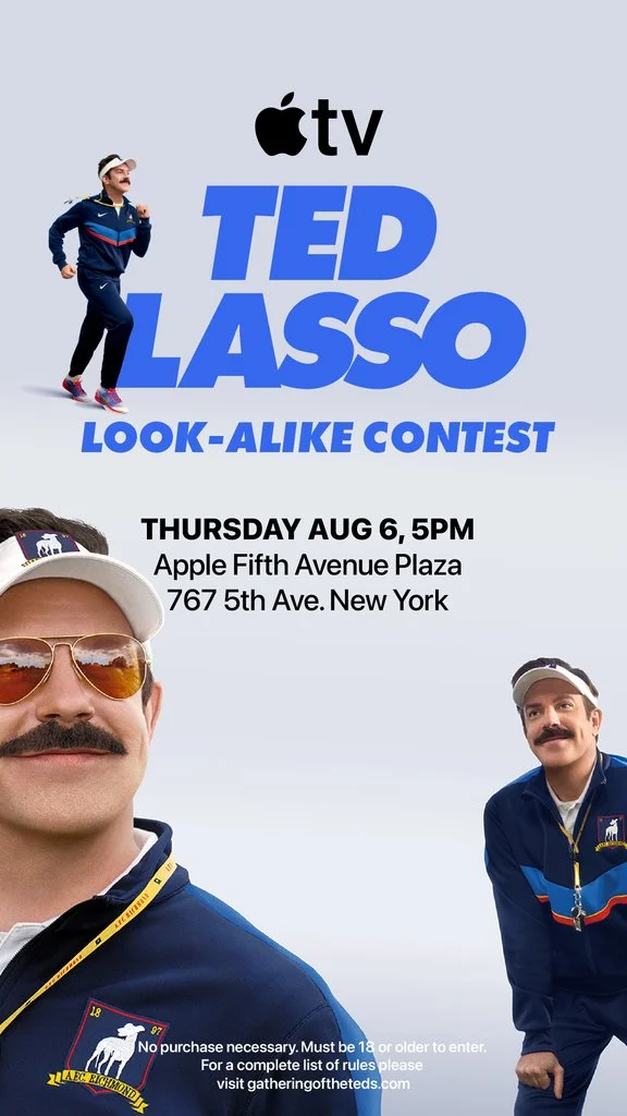 TED LASSO LOOK-ALIKE CONTEST, NYC 