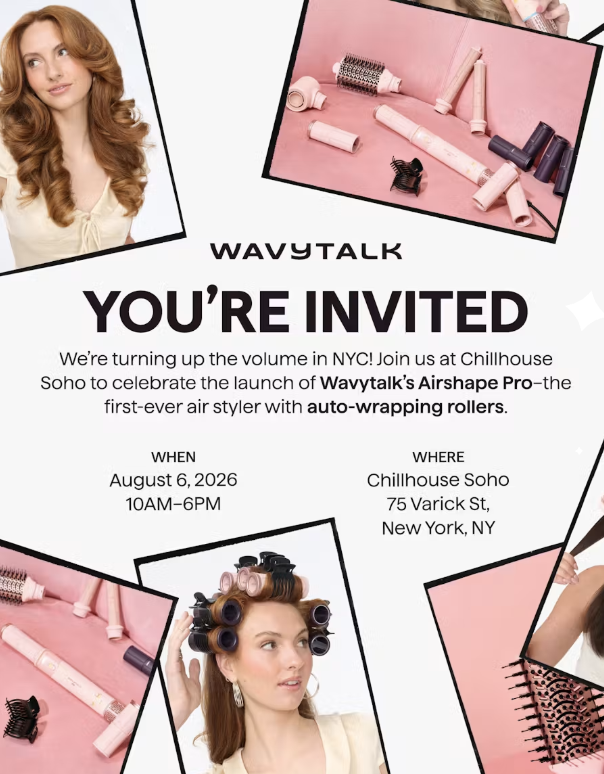WAVYTALK'S AIRSHAPE PRO LAUNCH POP-UP, NYC 