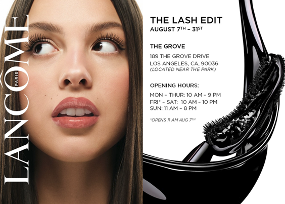 LANCÔME X THE GROVE: THE LASH EDIT POP-UP, LA