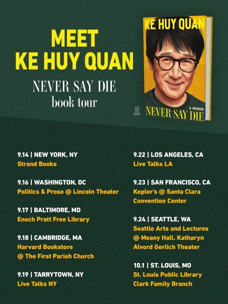 MEET KE HUY QUAN: NEVER SAY DIE BOOK TOUR, NYC
