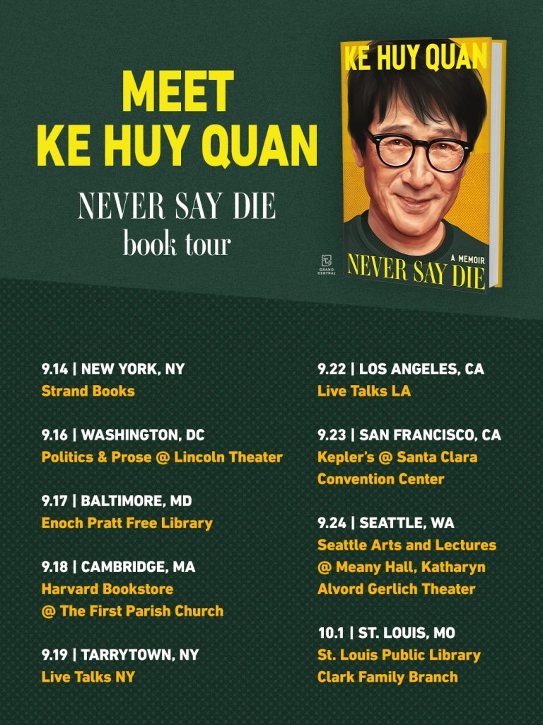 MEET KE HUY QUAN: NEVER SAY DIE BOOK TOUR, DC