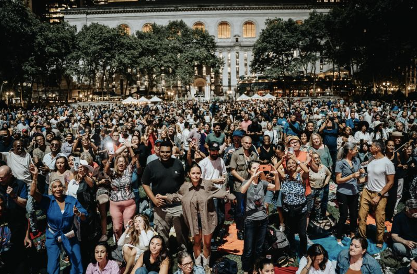 BRYANT PARK PICNIC PERFORMANCES CHOIR FESTIVAL, NYC