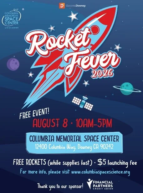 ROCKET FEVER AT COLUMBIA MEMORIAL SPACE CENTER, LA