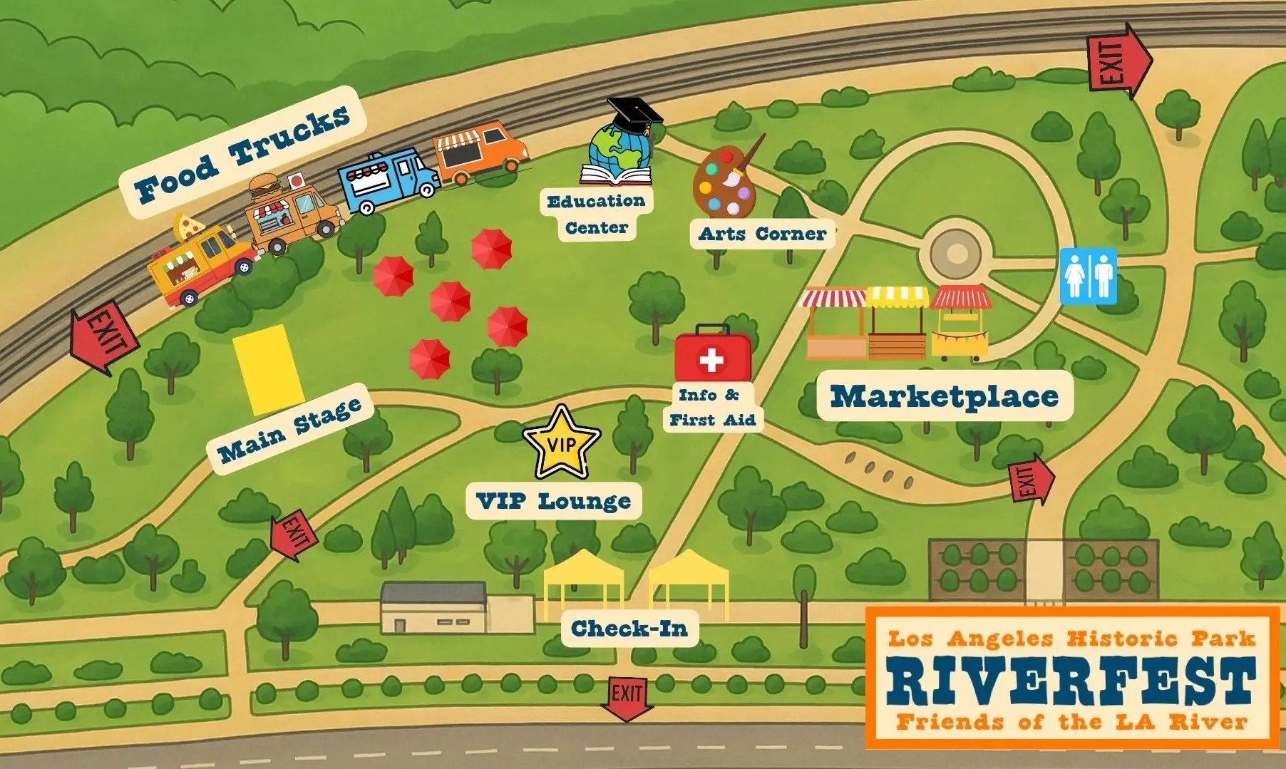 5TH ANNUAL RIVERFEST, LA