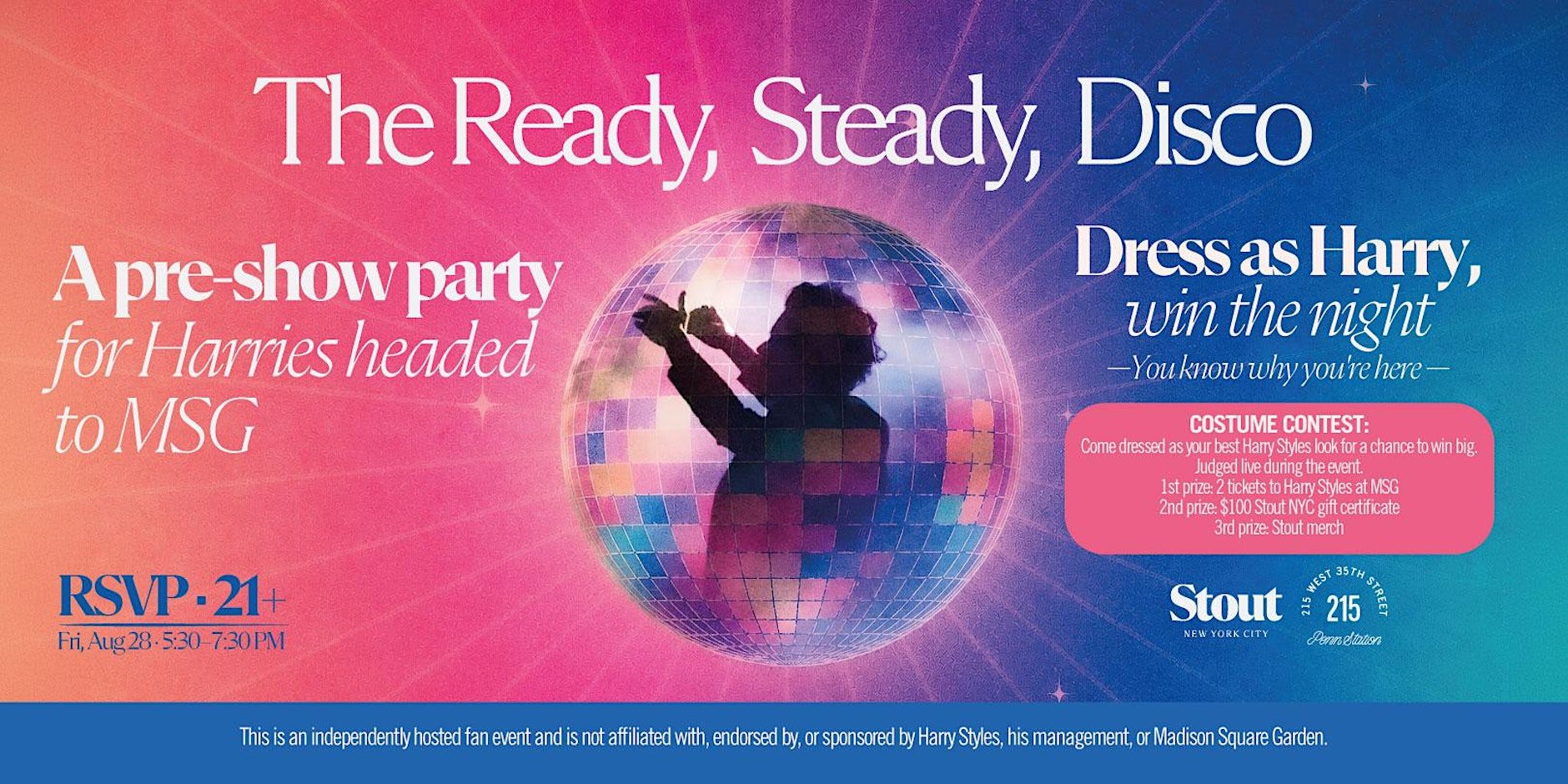 READY, STEADY, DISCO, NYC 