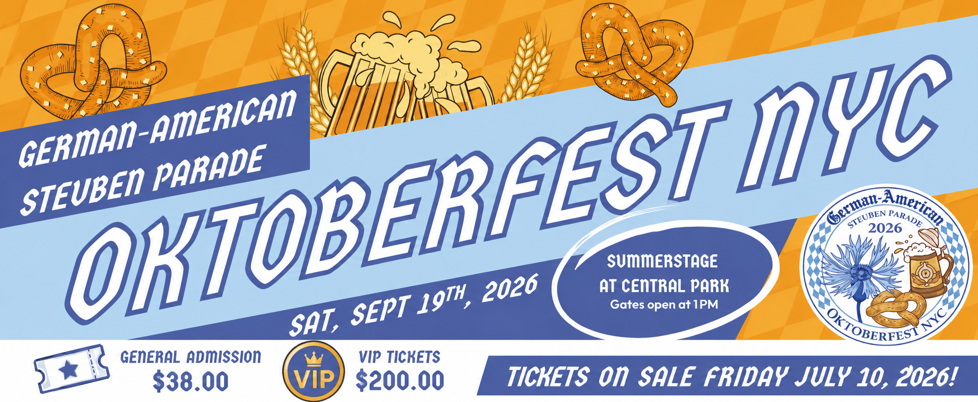 OKTOBERFEST AT SUMMERSTAGE 2026, NYC