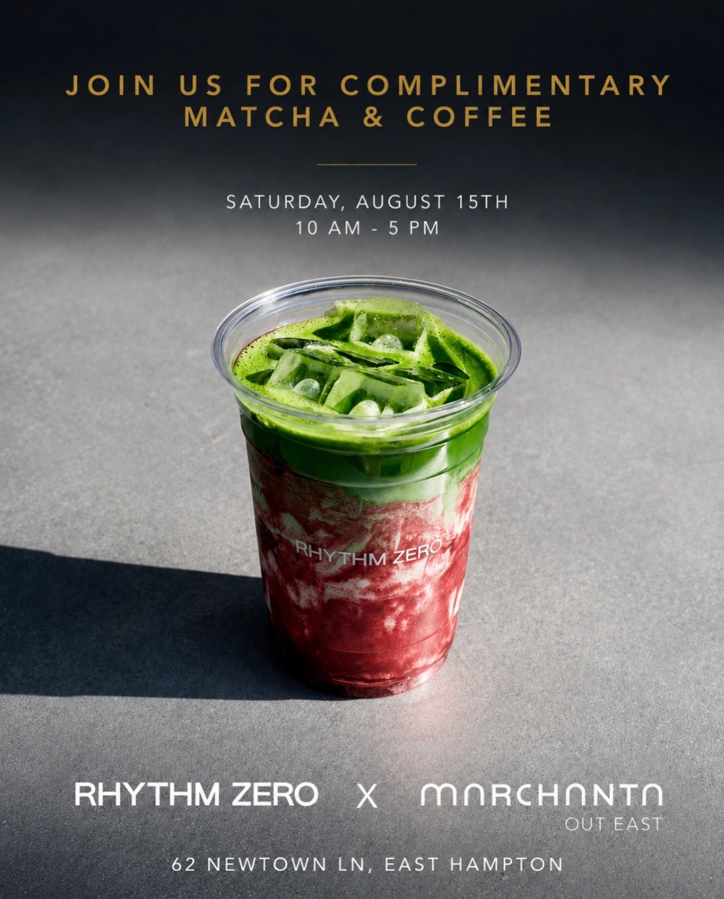 RHYTHM ZERO X MARCHANTA, HAMPTONS