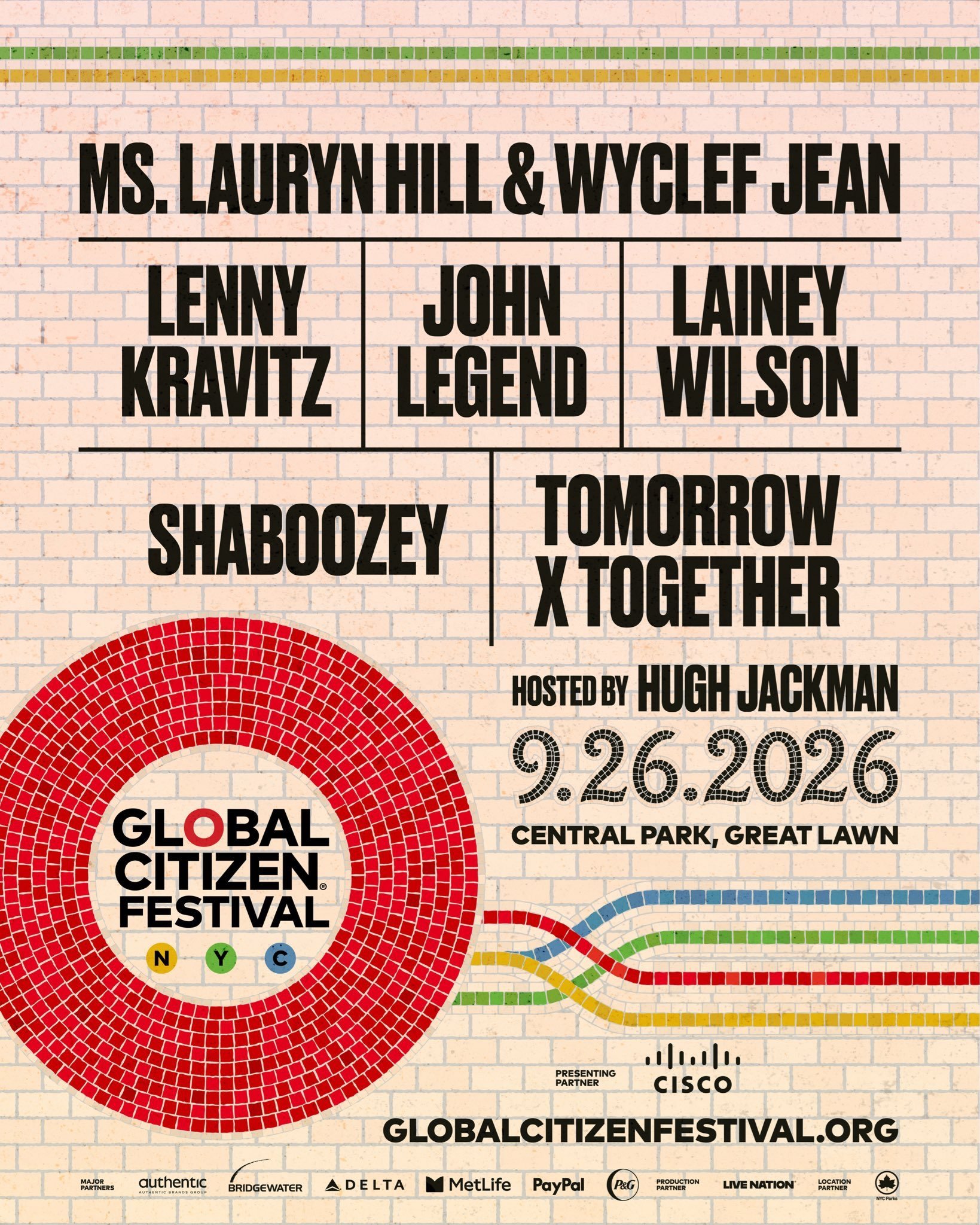 GLOBAL CITIZEN FESTIVAL 2026, NYC