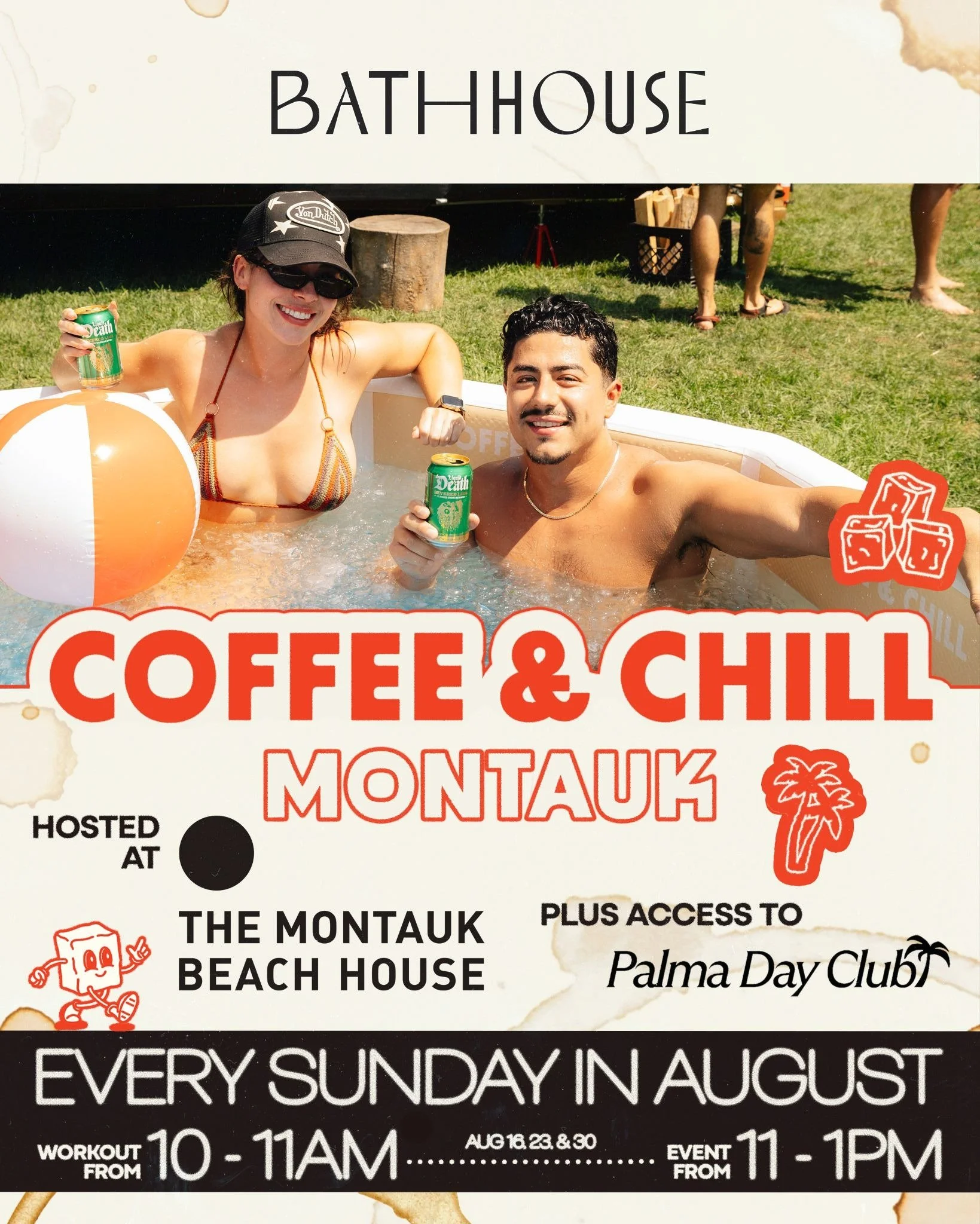 BATHHOUSE AIRSTREAM X COFFEE &amp; CHILL COLD PLUNGE POP-UP, HAMPTONS
