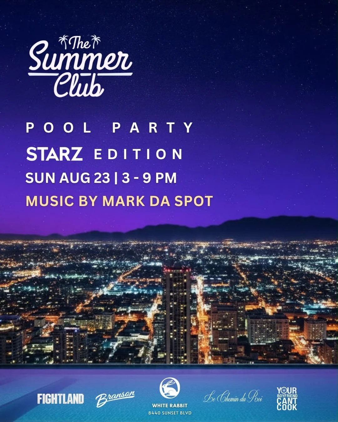 SUMMER CLUB LA X G-UNIT STUDIOS POOLSIDE POP-UP, LA