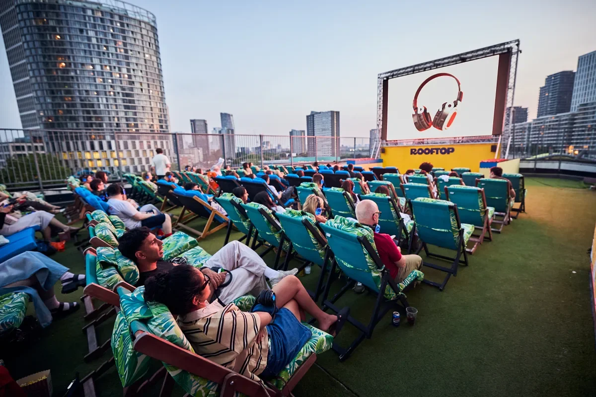 ROOFTOP CINEMA CLUB STRATFORD, LONDON