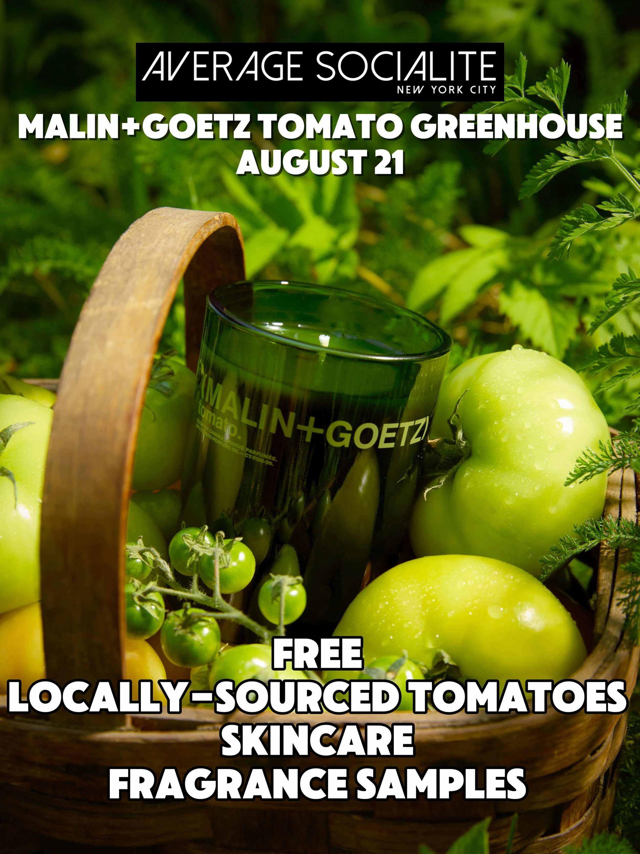 🍏 Join MALIN+GOETZ at their Williamsburg store for tomato greenhouse &ndash; a late summer pop-up farmstand highlighting the season&rsquo;s top crop and our fan-favorite home fragrance.

🍎 @malinandgoetz Tomato Greenhouse
📍 225 Bedford Ave / Brook