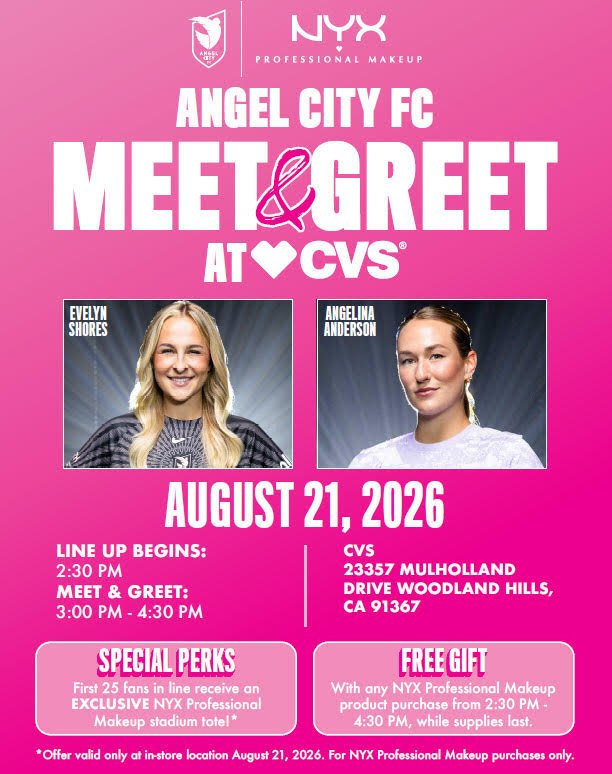 NYX X CVS ANGEL CITY FB MEET &amp; GREET, LA