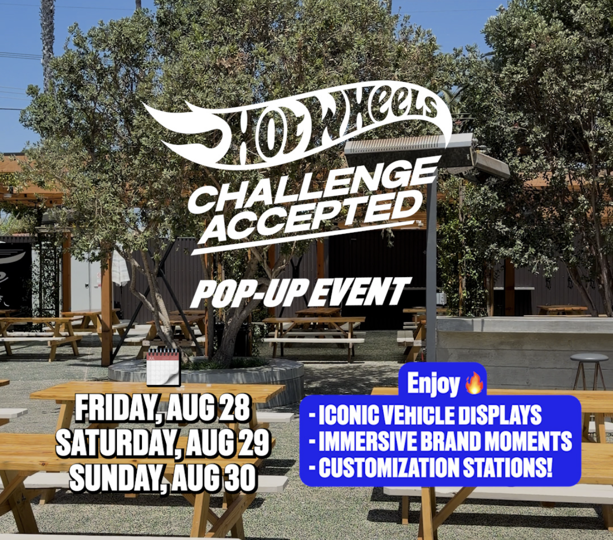 HOT WHEELS CHALLENGE ACCEPTED POP-UP EVENT, LA 