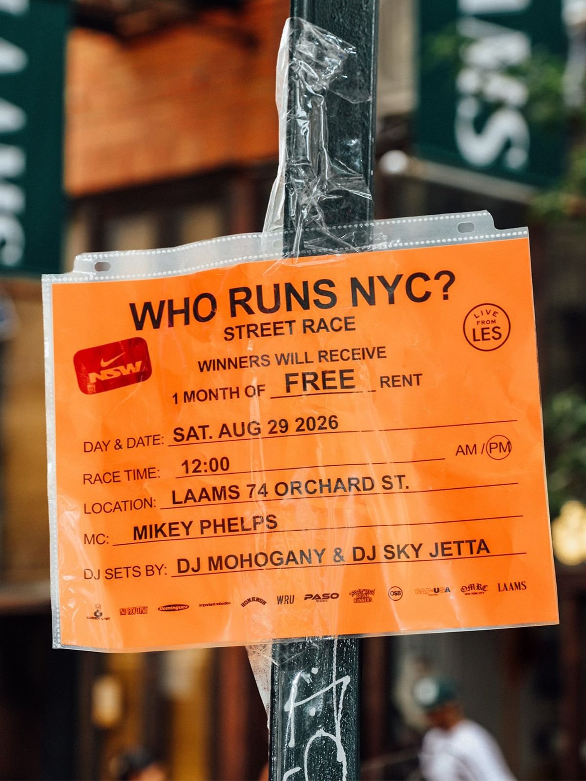 NIKE: WHO RUNS NYC? STREET RACE, NYC